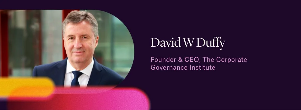 Image of the founder of The Corporate Governance Institute David W Duffy